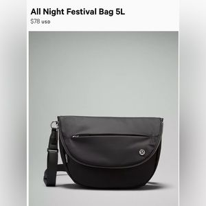 Lululemon Festival Bag 5L